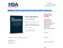 Tablet Screenshot of hsaauthority.com